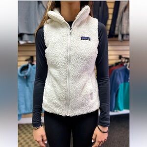 Patagonia Los Gatos Fleece Vest in Size XS, Birch White